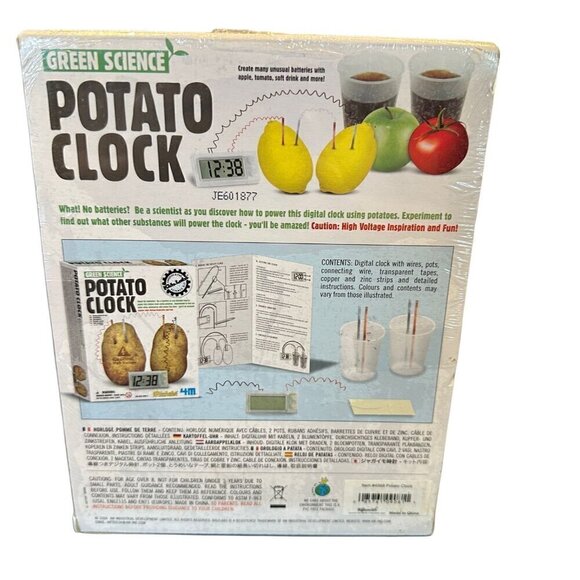 Potato Clock Green Science Project Experiment Kit kids Lab HomeSchool New - Picture 2 of 6